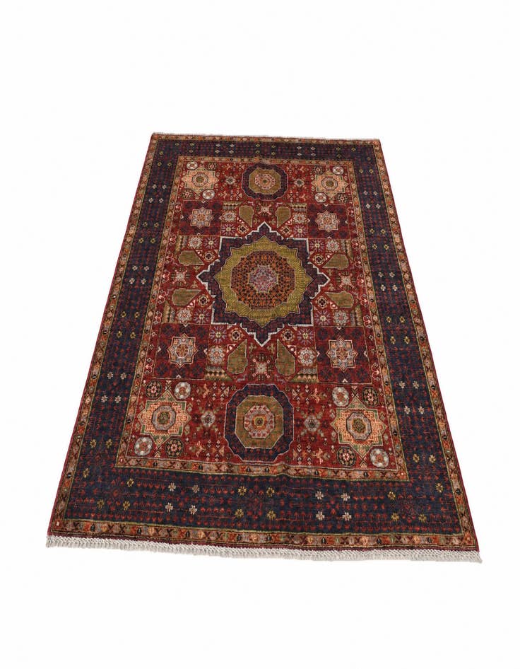 Detail image of 5' 3 x 6' 8 Hand Knotted Mamluk Ziegler Rug