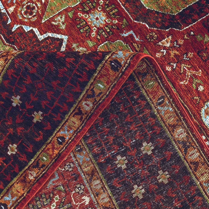 Detail image of 5' 3 x 6' 8 Hand Knotted Mamluk Ziegler Rug