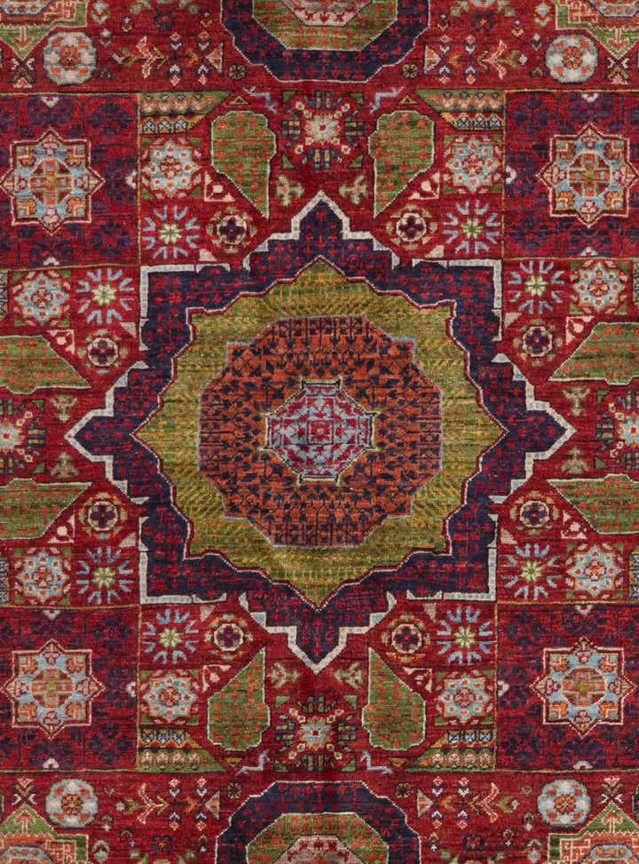 5' 3 x 6' 8 Hand Knotted Mamluk Ziegler Rug