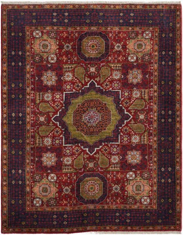 5' 3 x 6' 8 Hand Knotted Mamluk Ziegler Rug