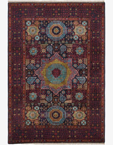4' 2 x 6' Hand Knotted Mamluk Ziegler Rug