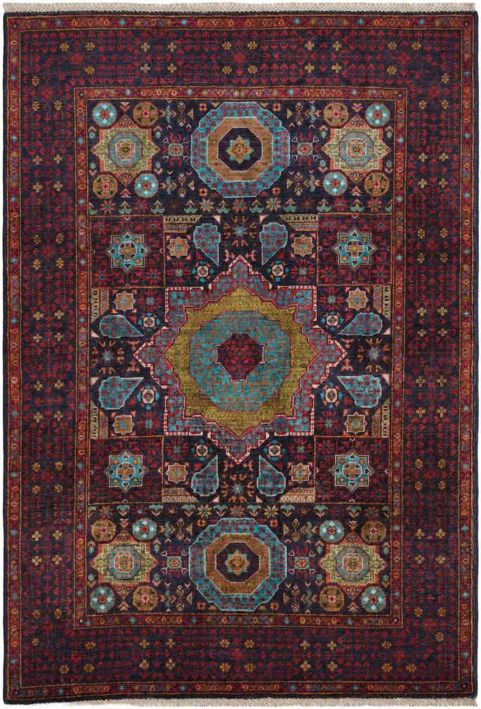 4' 2 x 6' Hand Knotted Mamluk Ziegler Rug