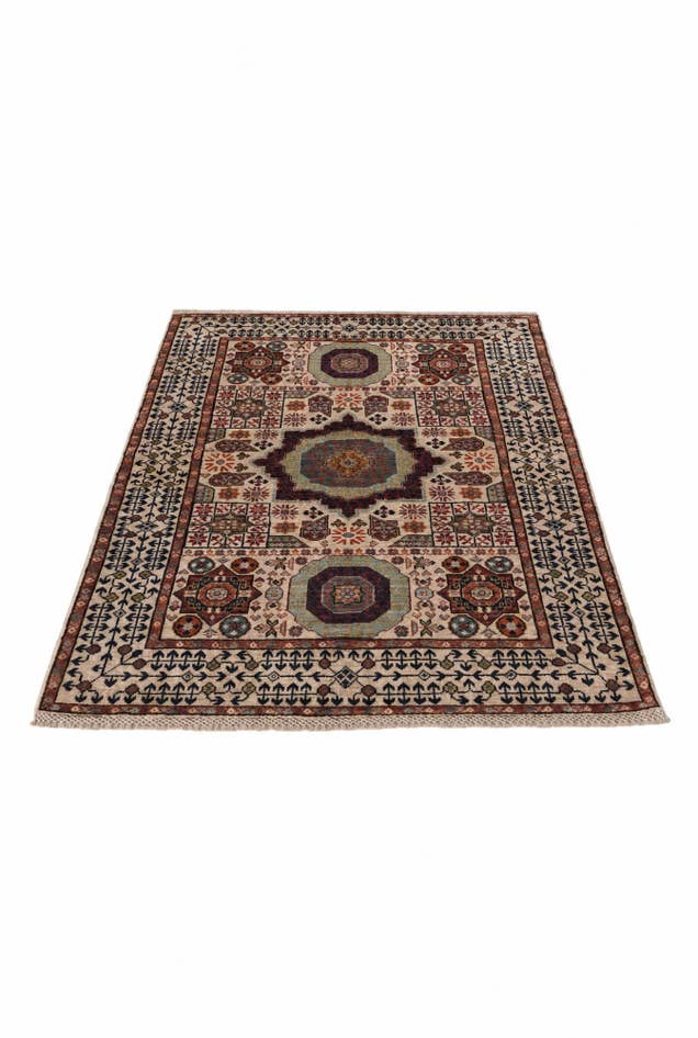 Detail image of 3' 6 x 5' 1 Hand Knotted Mamluk Ziegler Rug