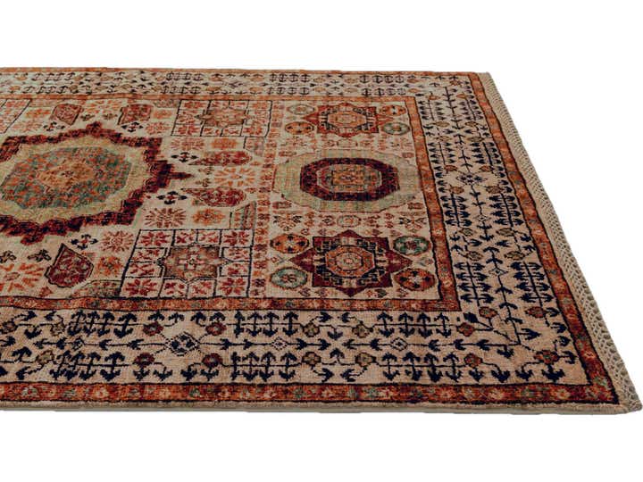 3' 6 x 5' 1 Hand Knotted Mamluk Ziegler Rug