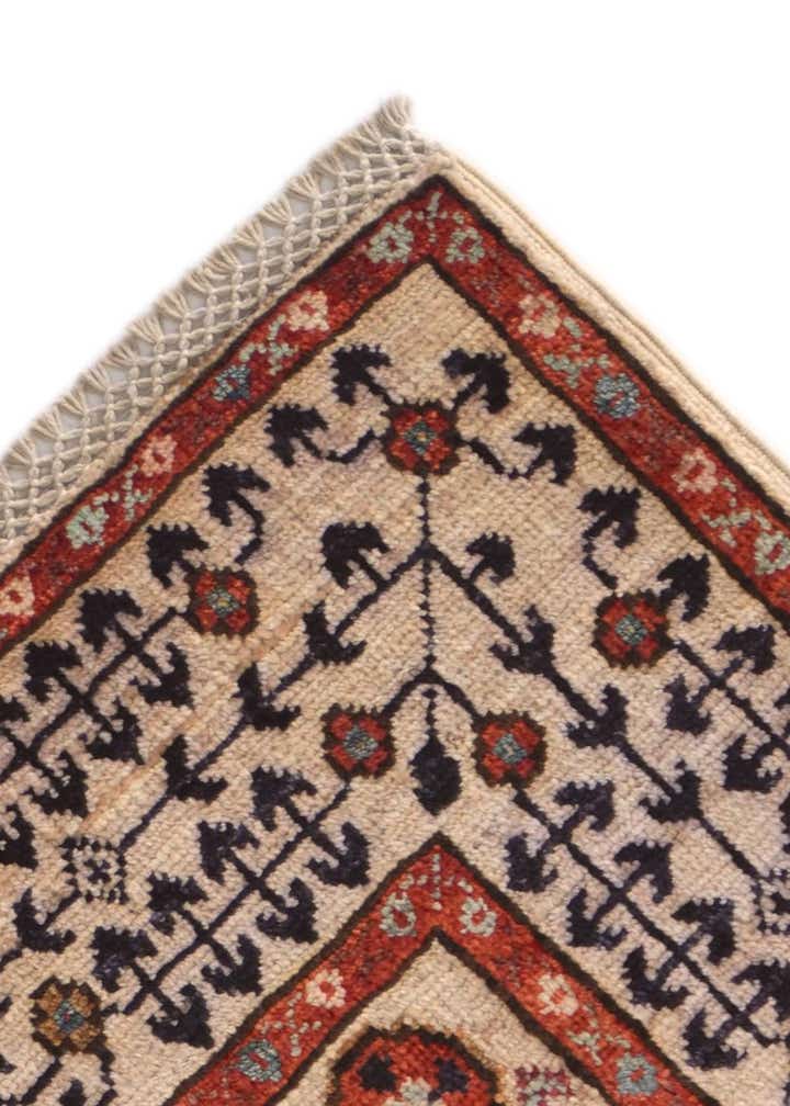 3' 6 x 5' 1 Hand Knotted Mamluk Ziegler Rug