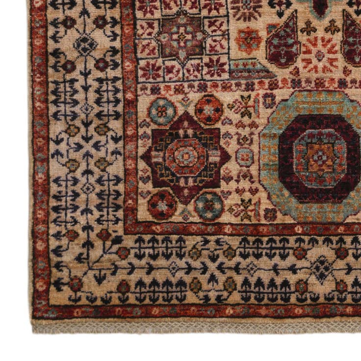Detail image of 3' 6 x 5' 1 Hand Knotted Mamluk Ziegler Rug