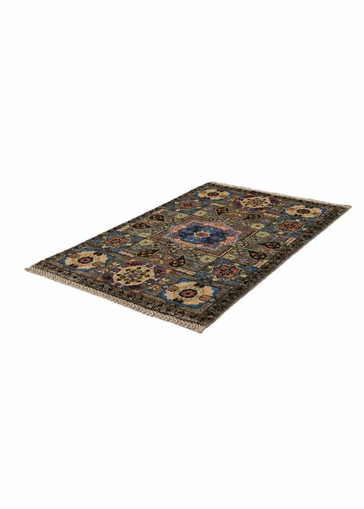 2' x 3' Hand Knotted Mamluk Ziegler Rug