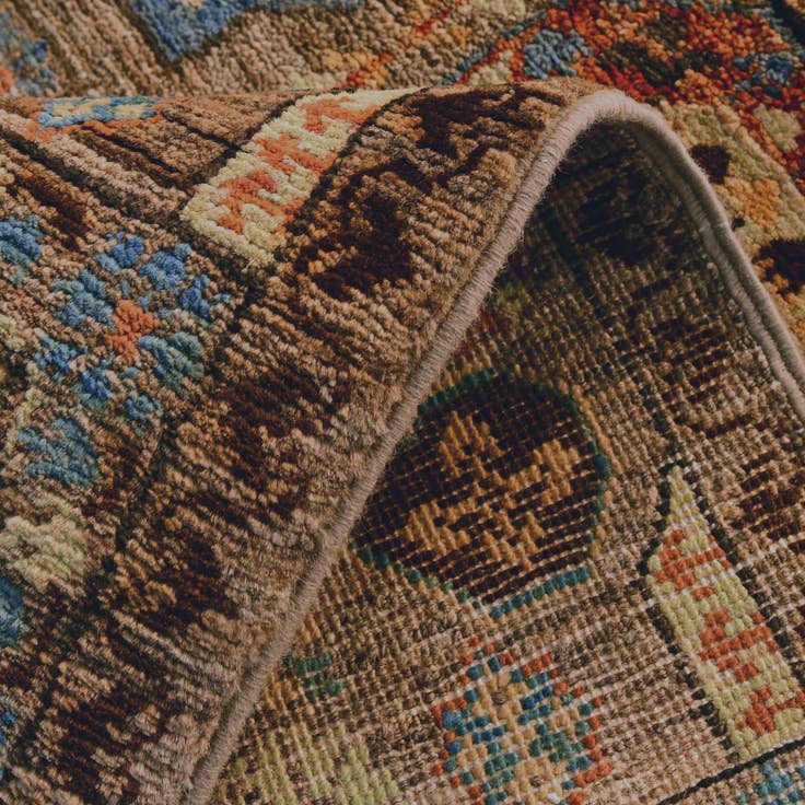 Detail image of 2' x 3' Hand Knotted Mamluk Ziegler Rug