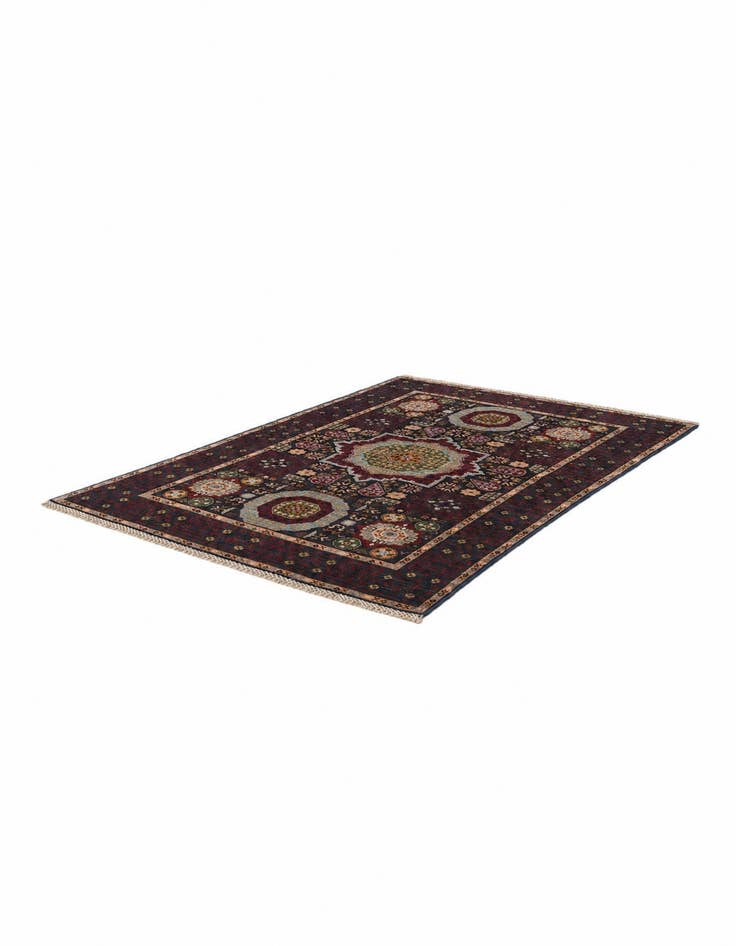 Detail image of 3' 5 x 4' 11 Hand Knotted Mamluk Ziegler Rug