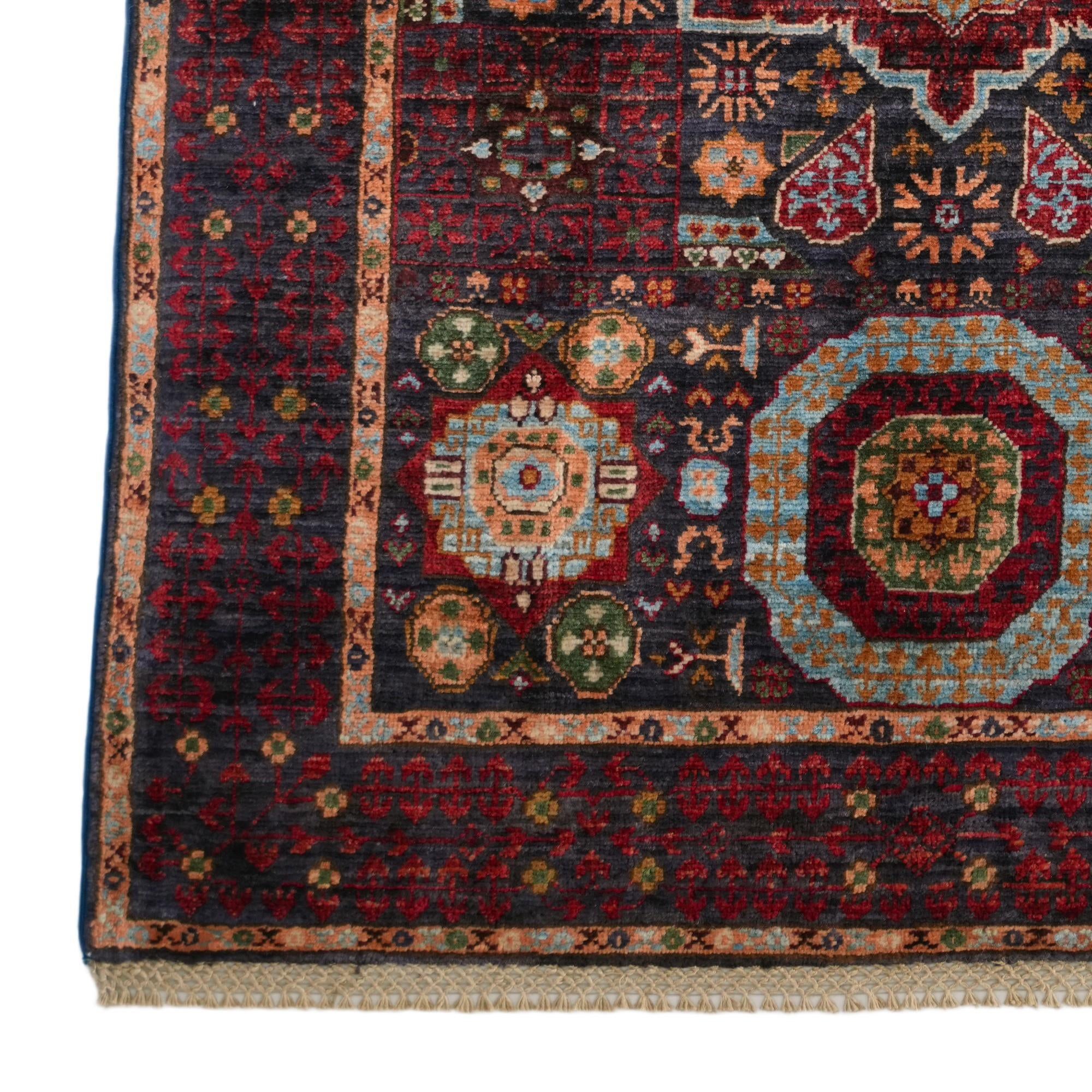 3' 5 x 4' 11 Hand Knotted Mamluk Ziegler Rug