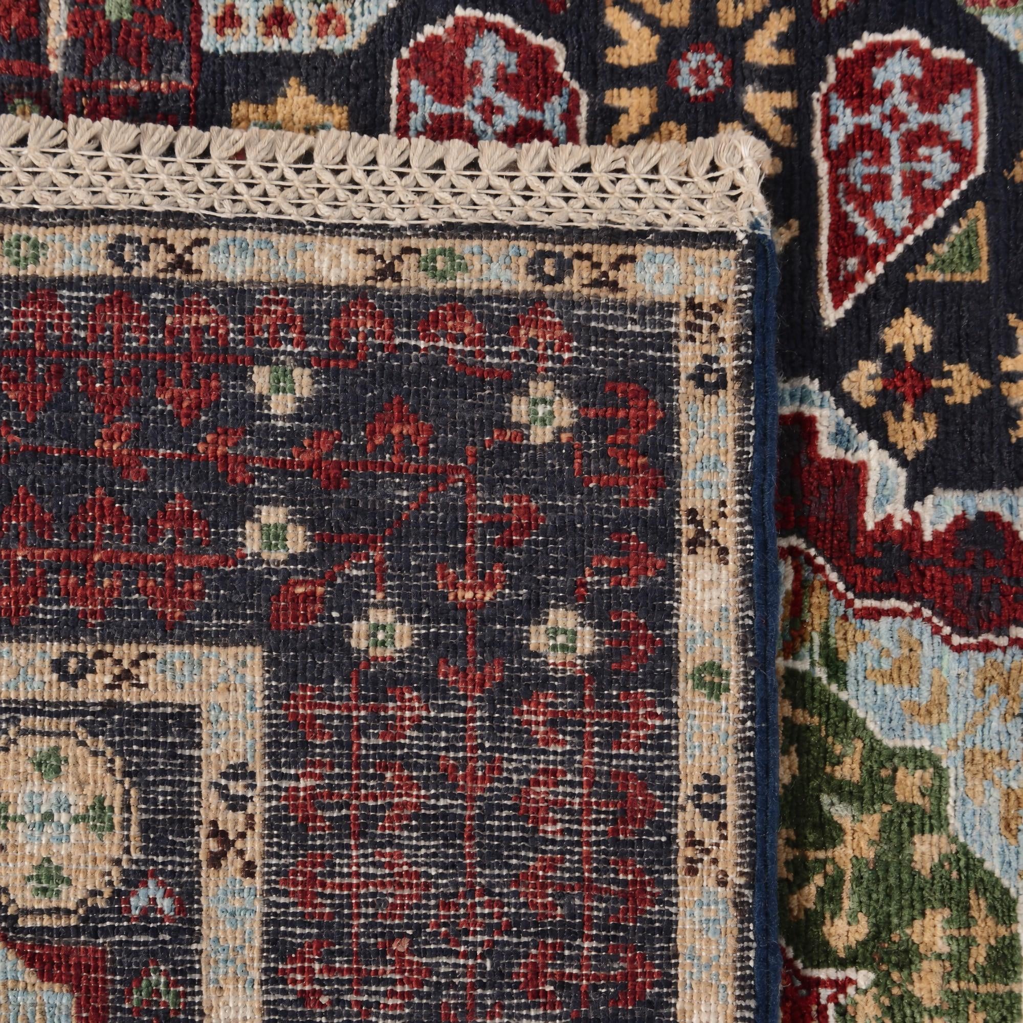105cm x 150cm Hand Knotted Mamluk Ziegler Rug