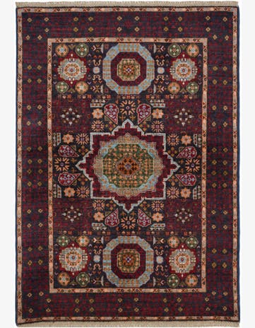 3' 5 x 4' 11 Hand Knotted Mamluk Ziegler Rug