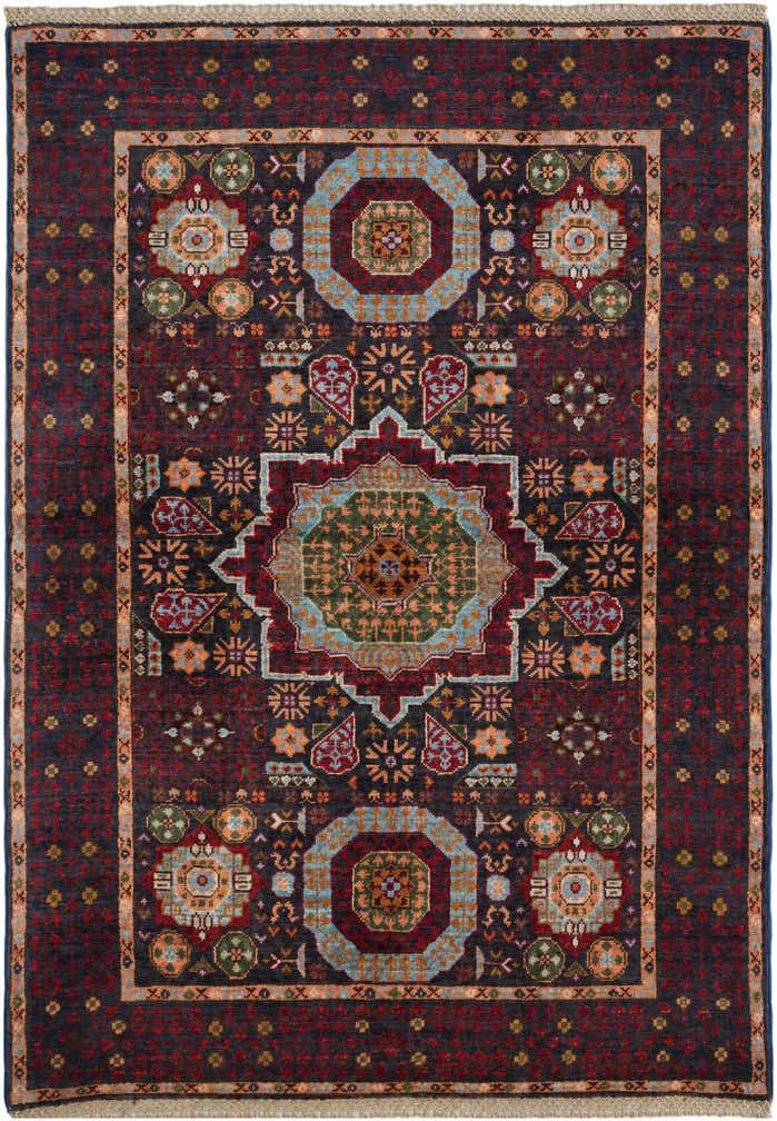 3' 5 x 4' 11 Hand Knotted Mamluk Ziegler Rug