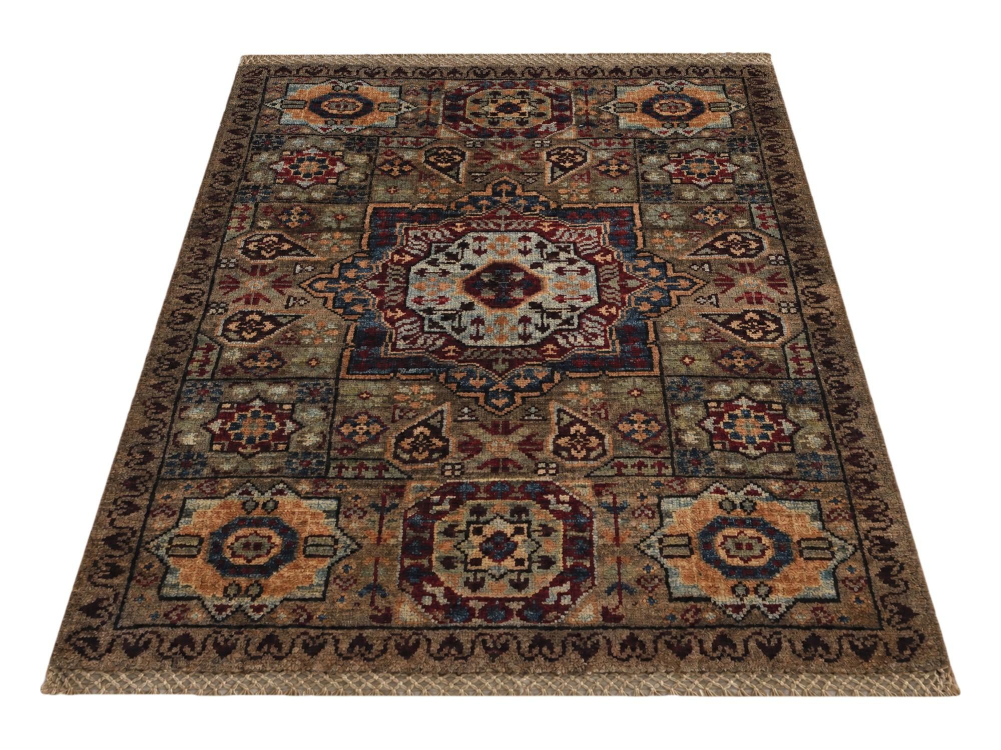 2' x 2' 11 Hand Knotted Mamluk Ziegler Rug