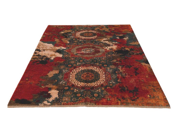 Detail image of 6' x 8' Hand Knotted Mamluk Ziegler Rug