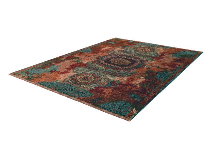 Detail image of 5' 4 x 6' 10 Hand Knotted Mamluk Ziegler Rug