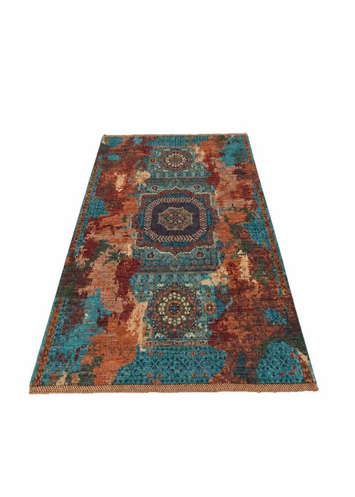5' 4 x 6' 10 Hand Knotted Mamluk Ziegler Rug