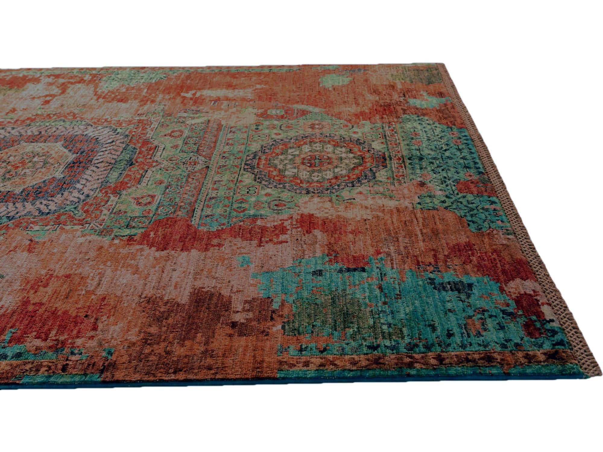 5' 4 x 6' 10 Hand Knotted Mamluk Ziegler Rug