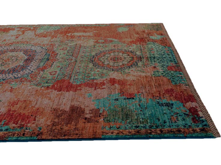 Detail image of 5' 4 x 6' 10 Hand Knotted Mamluk Ziegler Rug
