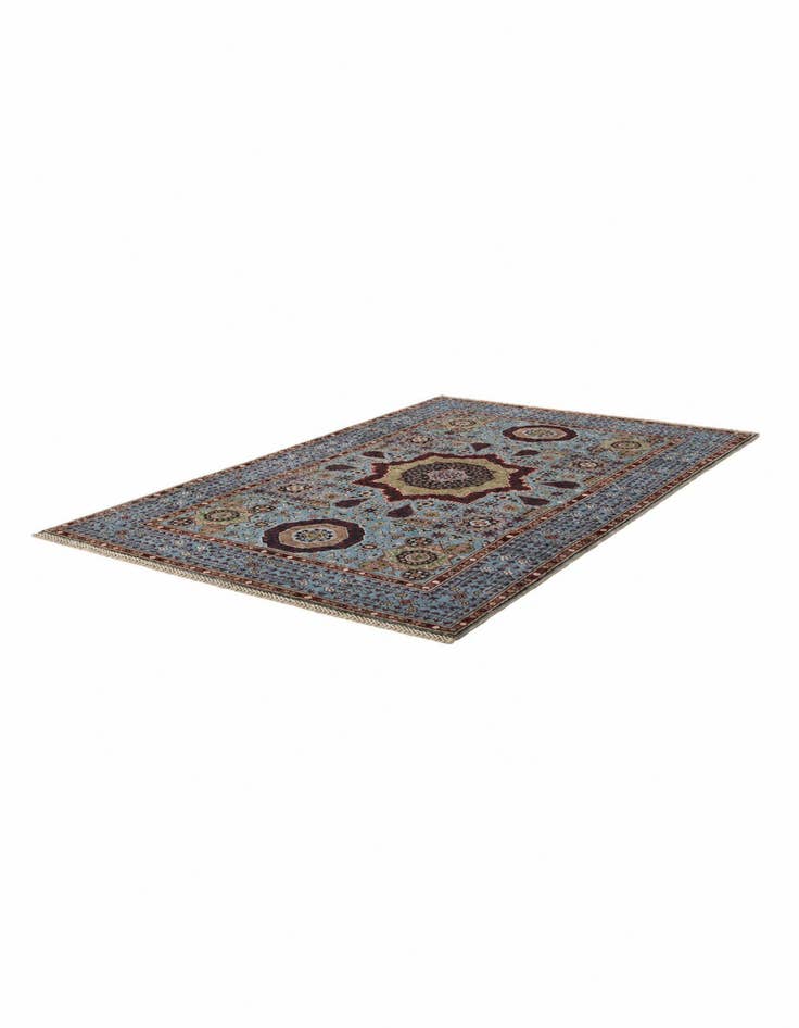 Detail image of 4' 1 x 6' 1 Hand Knotted Mamluk Ziegler Rug
