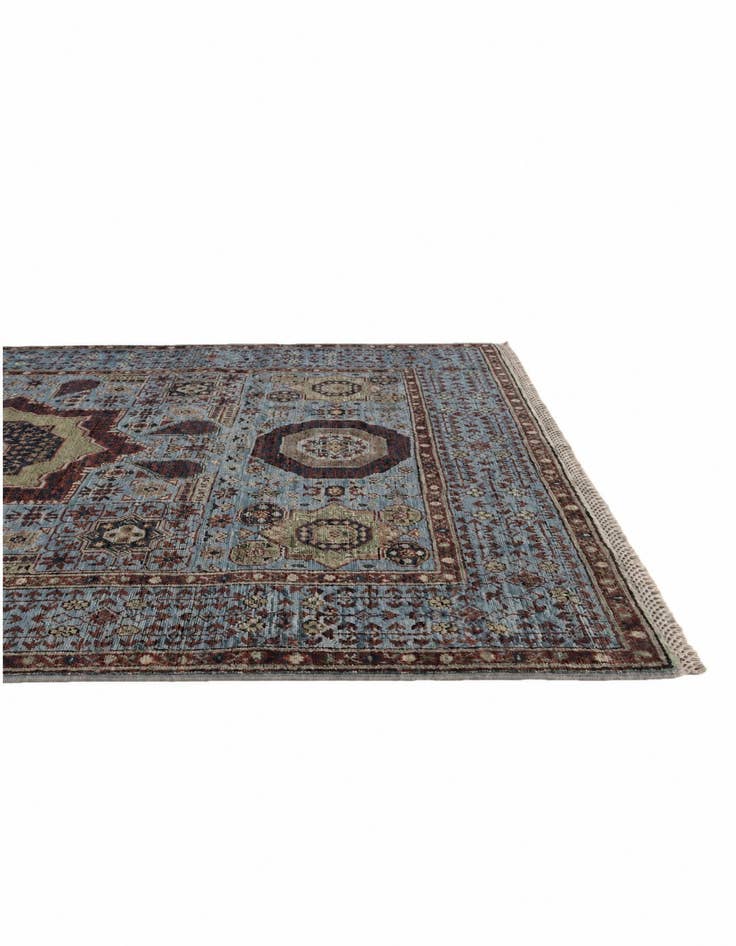 Detail image of 4' 1 x 6' 1 Hand Knotted Mamluk Ziegler Rug