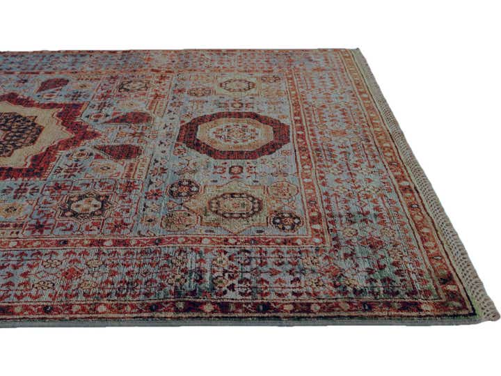 4' 1 x 6' 1 Hand Knotted Mamluk Ziegler Rug