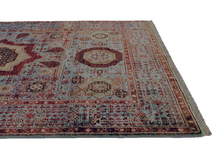 Detail image of 4' 1 x 6' 1 Hand Knotted Mamluk Ziegler Rug