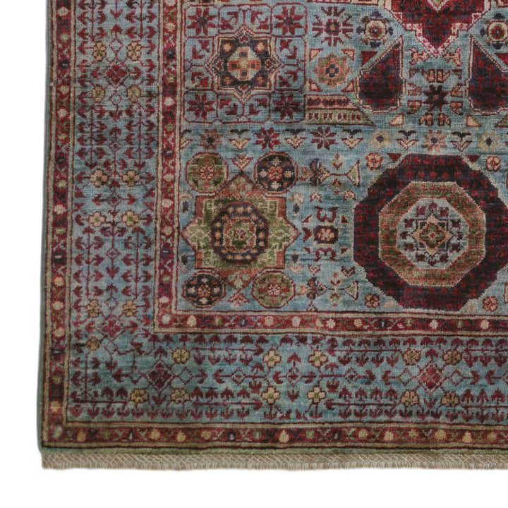 4' 1 x 6' 1 Hand Knotted Mamluk Ziegler Rug