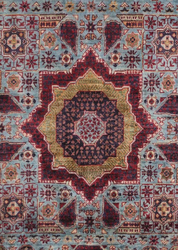 4' 1 x 6' 1 Hand Knotted Mamluk Ziegler Rug