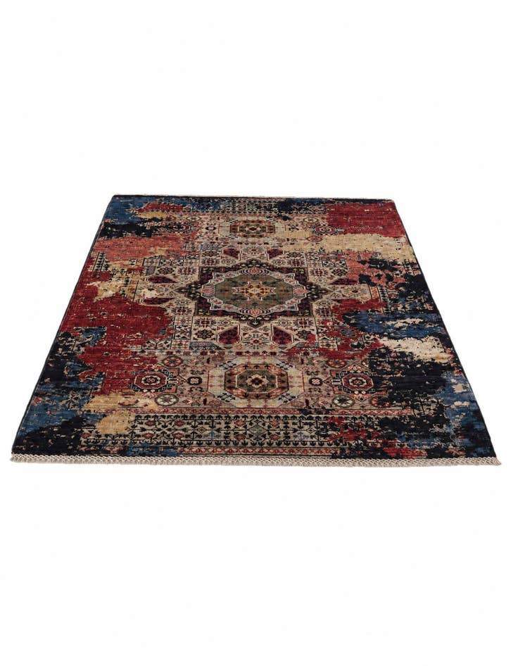 Detail image of 3' 6 x 5' Hand Knotted Mamluk Ziegler Rug