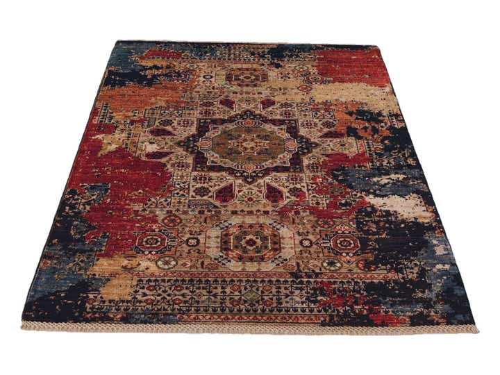 3' 6 x 5' Hand Knotted Mamluk Ziegler Rug