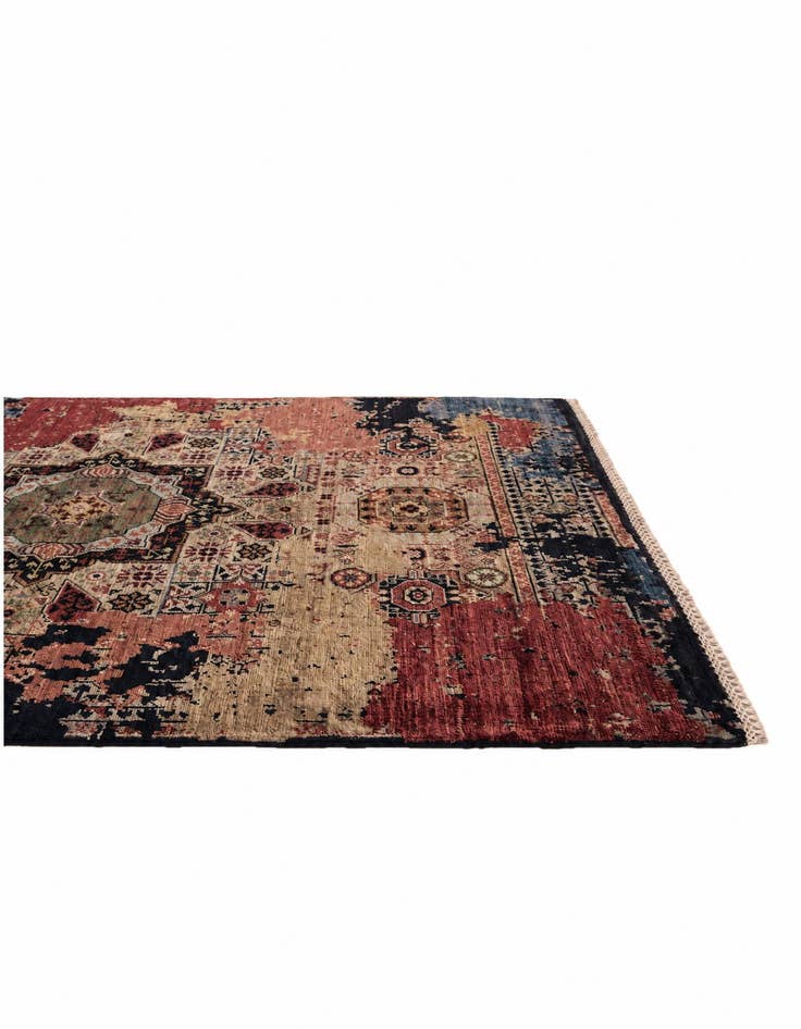 Detail image of 3' 6 x 5' Hand Knotted Mamluk Ziegler Rug