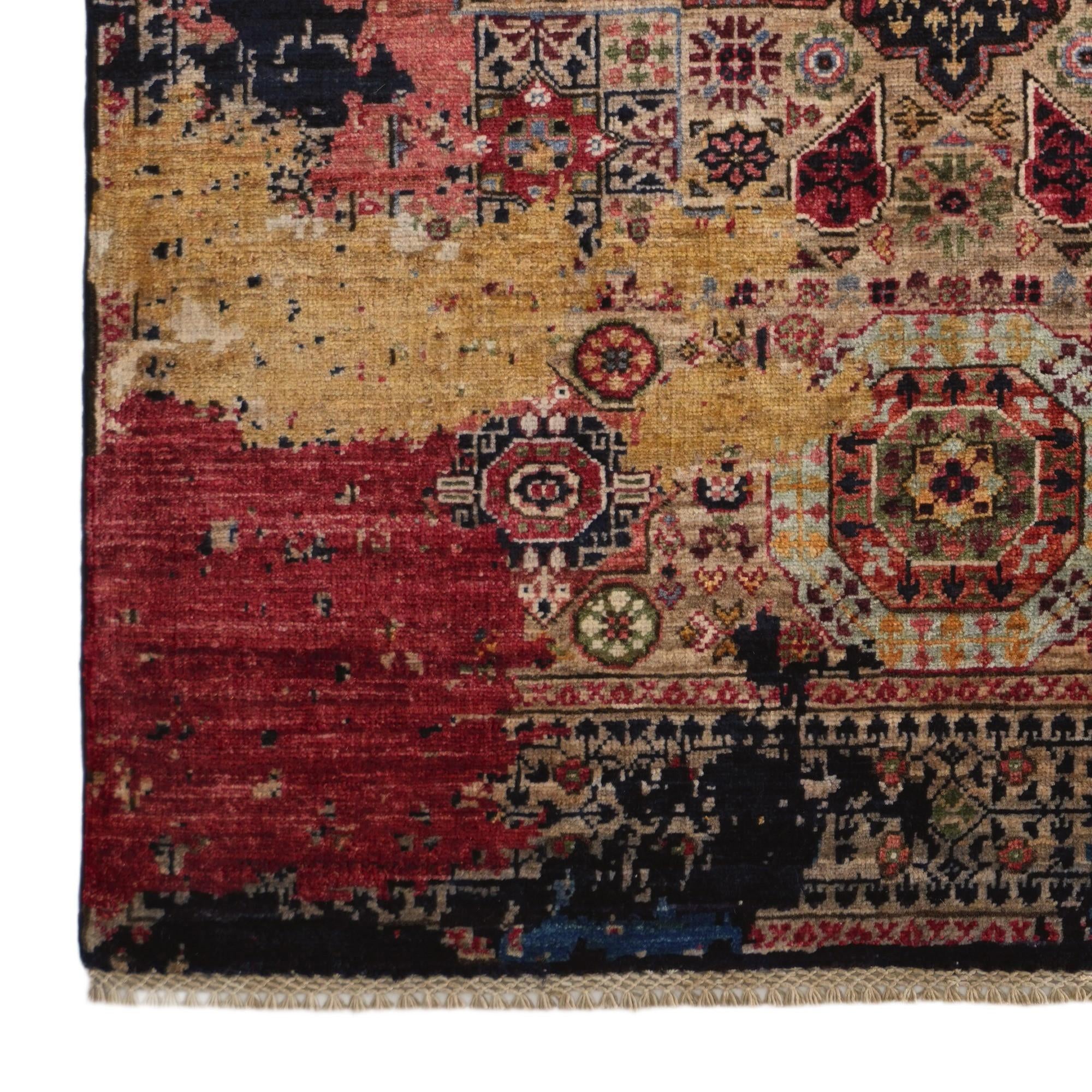 3' 6 x 5' Hand Knotted Mamluk Ziegler Rug
