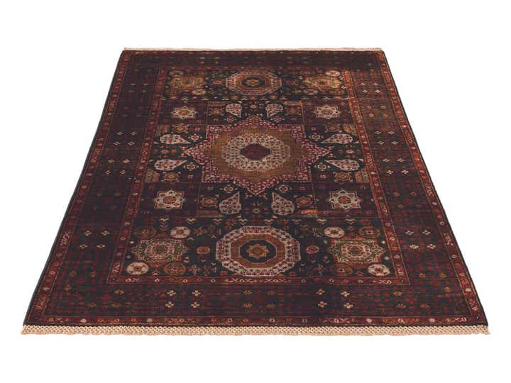 3' 11 x 5' 10 Hand Knotted Mamluk Ziegler Rug