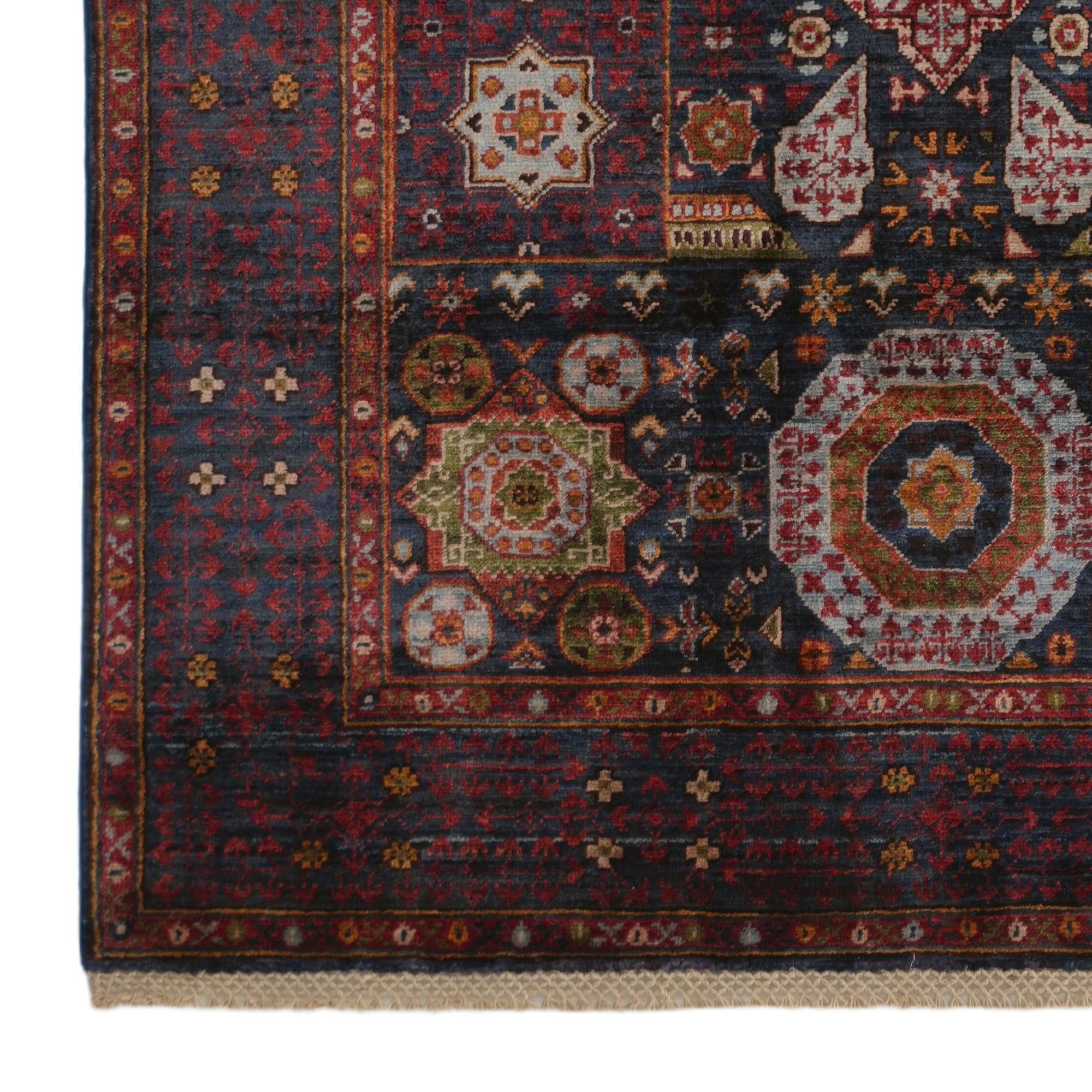 3' 11 x 5' 10 Hand Knotted Mamluk Ziegler Rug