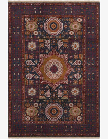 3' 11 x 5' 10 Hand Knotted Mamluk Ziegler Rug