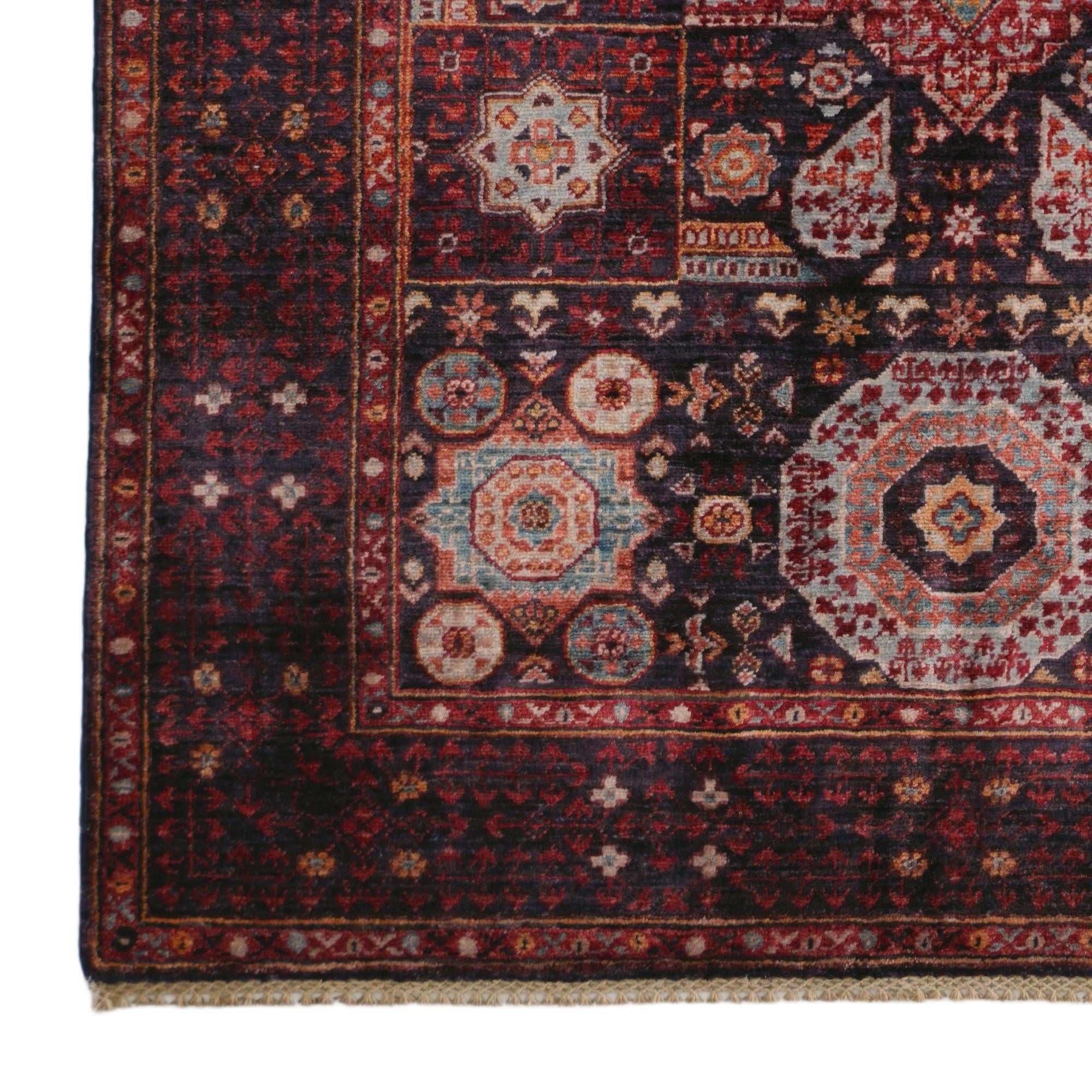 4' 2 x 5' 10 Hand Knotted Mamluk Ziegler Rug