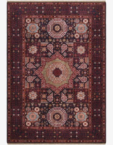 4' 2 x 5' 10 Hand Knotted Mamluk Ziegler Rug