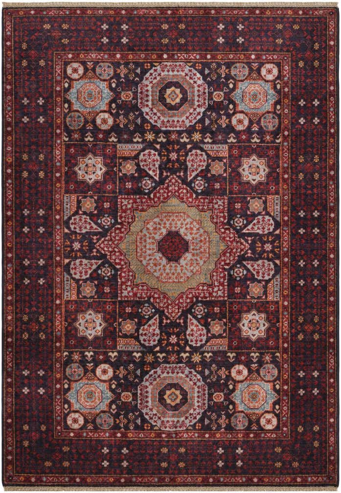 4' 2 x 5' 10 Hand Knotted Mamluk Ziegler Rug