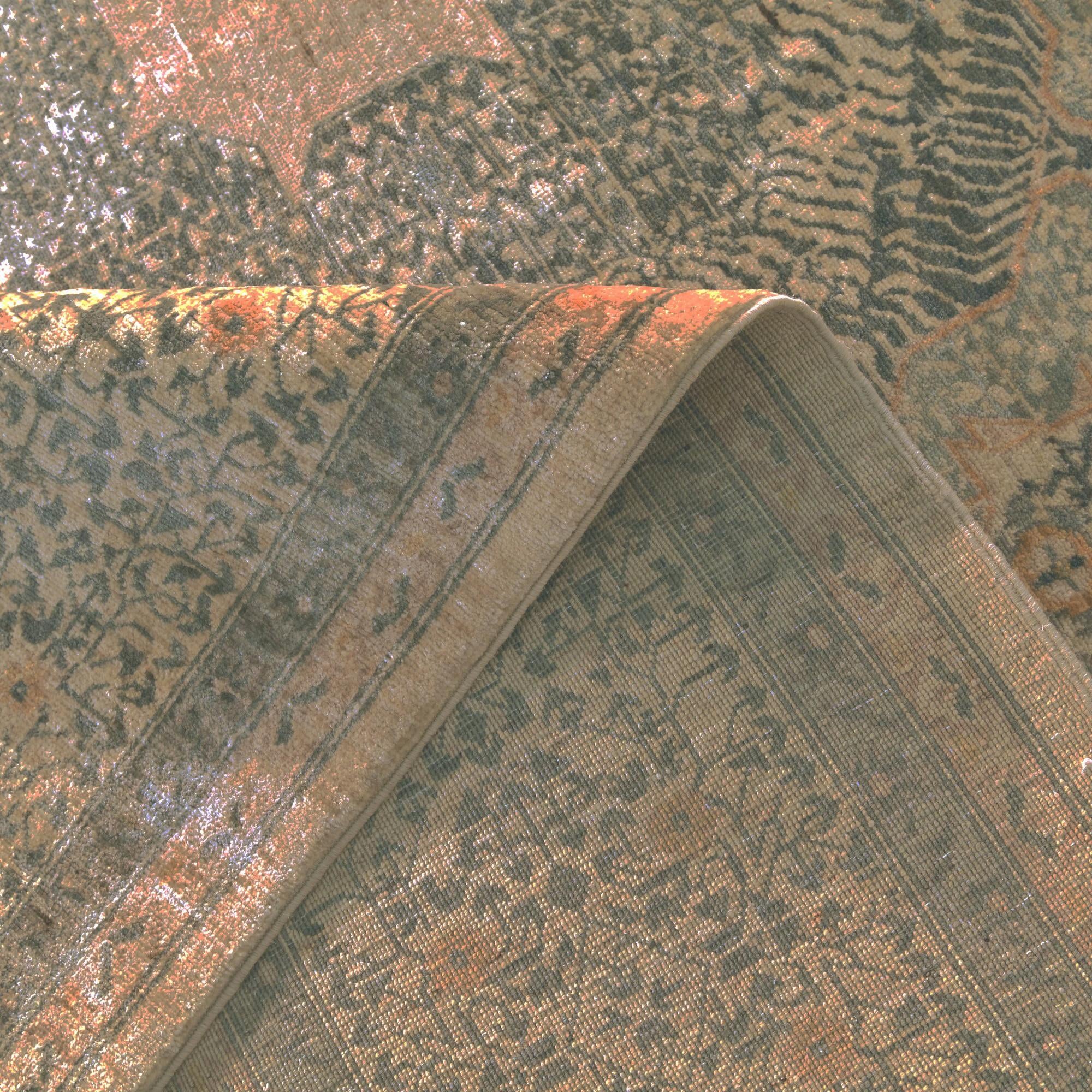 8' 10 x 11' 2 Hand Knotted Mamluk Ziegler Rug