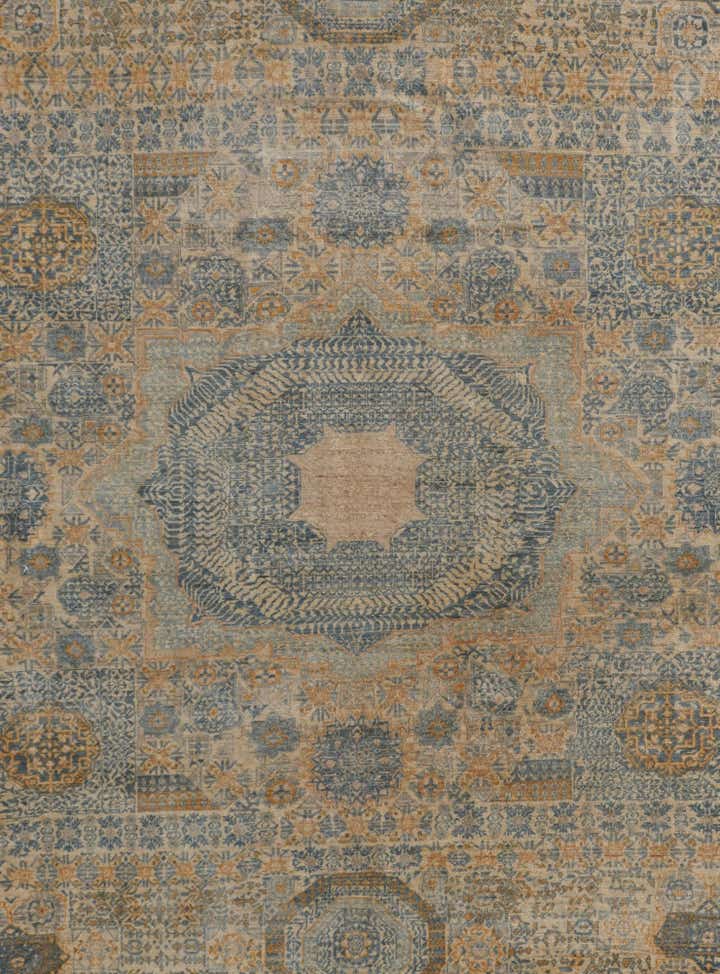 8' 10 x 11' 2 Hand Knotted Mamluk Ziegler Rug