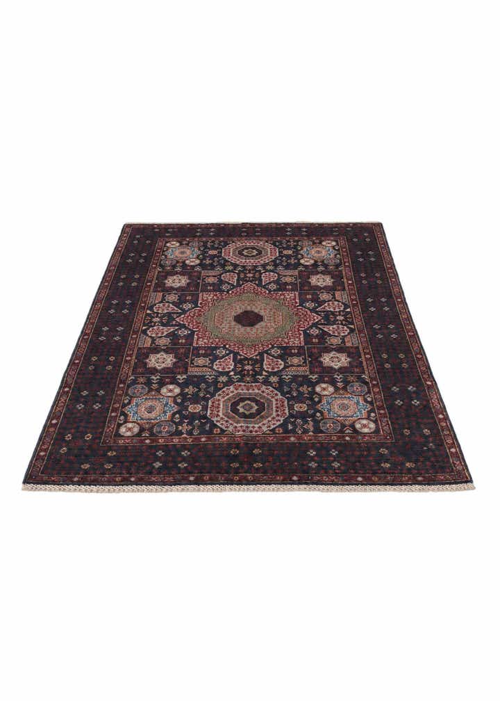 4' 1 x 6' Hand Knotted Mamluk Ziegler Rug