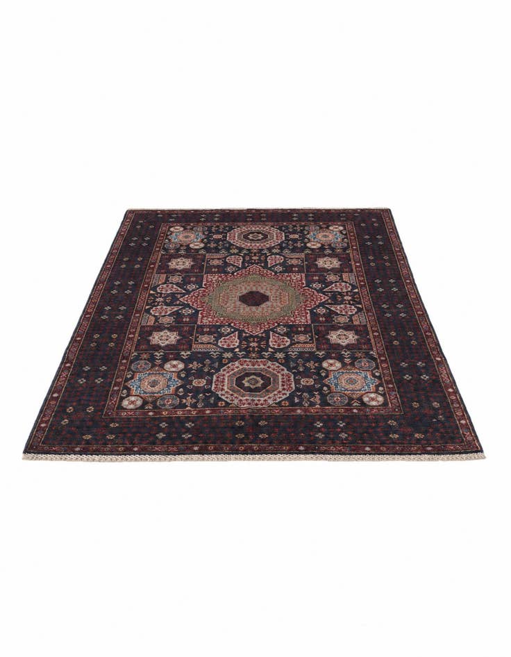 Detail image of 4' 1 x 6' Hand Knotted Mamluk Ziegler Rug