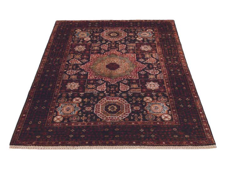 4' 1 x 6' Hand Knotted Mamluk Ziegler Rug
