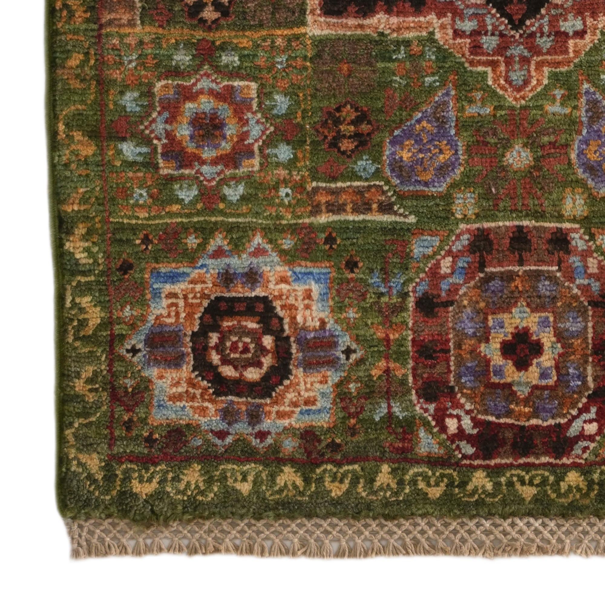 2' x 2' 11 Hand Knotted Mamluk Ziegler Rug