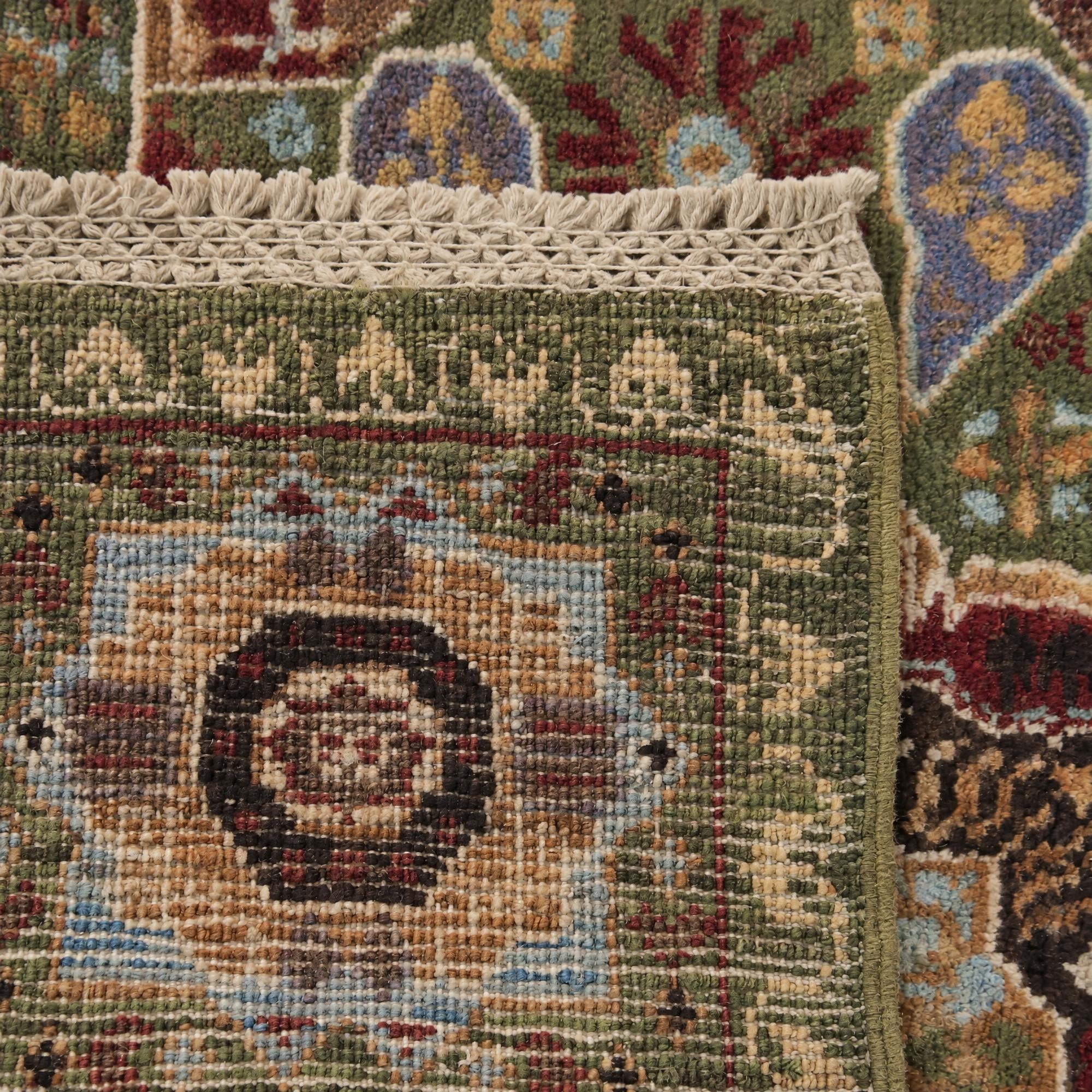 2' x 2' 11 Hand Knotted Mamluk Ziegler Rug