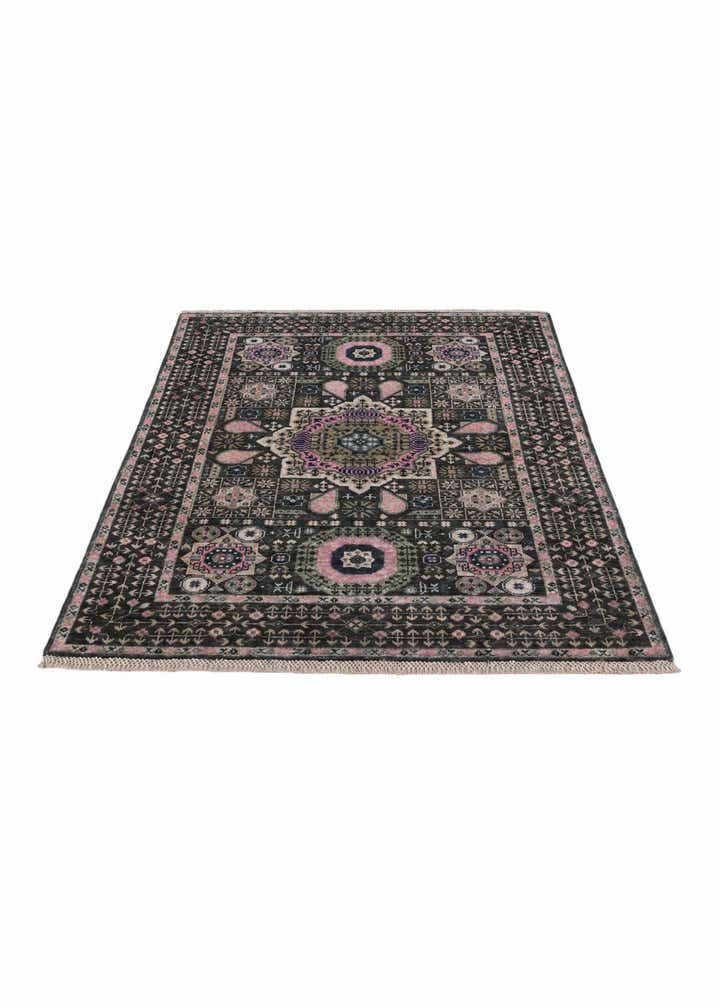 3' 5 x 4' 11 Hand Knotted Mamluk Ziegler Rug