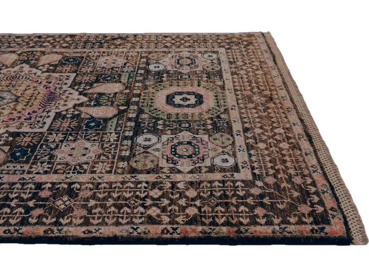 3' 5 x 4' 11 Hand Knotted Mamluk Ziegler Rug