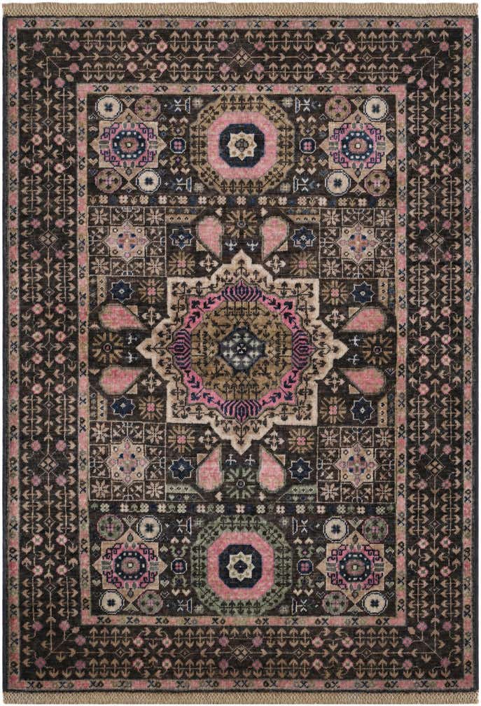 3' 5 x 4' 11 Hand Knotted Mamluk Ziegler Rug