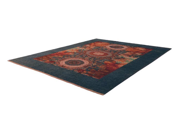 Detail image of 8' 5 x 10' 4 Hand Knotted Mamluk Ziegler Rug
